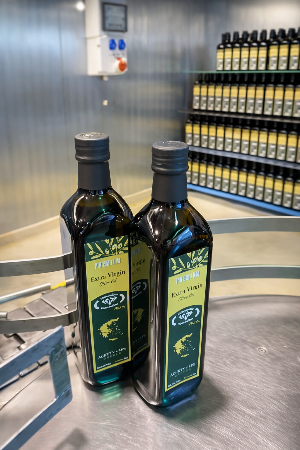 Cold pressed olive oil production